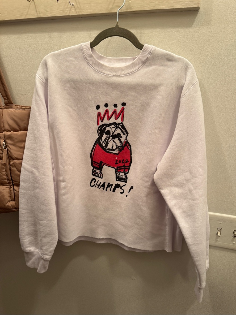 The Stadium Shoppe Georgia Bulldog Graphic Sweatshirt
